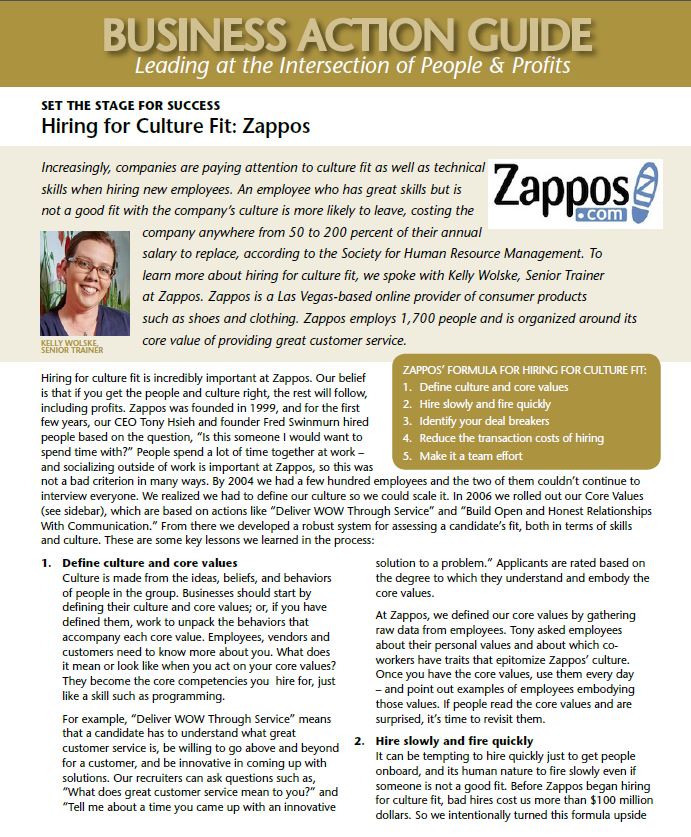 Broughton Consulting, LLC Business Action Guides